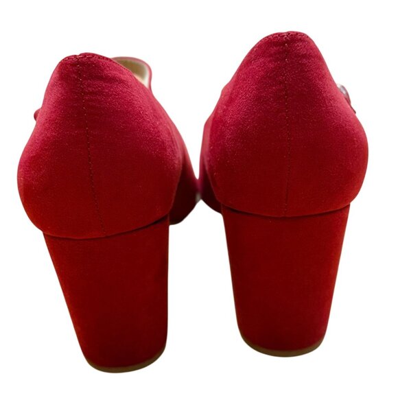 NEW Torrid Red Mary Jane Block Heel Shoes Size 10WW Womens Dress Shoes - Picture 8 of 11